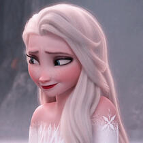 (another screenshot of Elsa from Frozen 2)